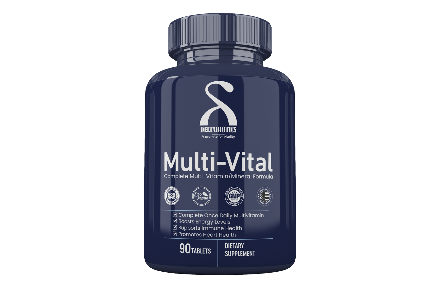 Multi-Vital – Complete Multi-Vitamin/Mineral Formula Boost Energy, Immunity, and Overall Wellness