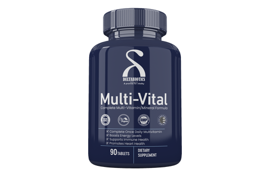 Multi-Vital – Complete Multi-Vitamin/Mineral Formula Boost Energy, Immunity, and Overall Wellness
