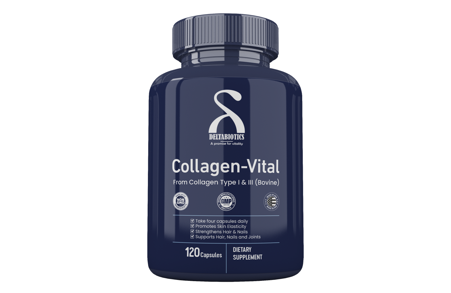 Collagen Vital – Type I & III Bovine Collagen for Skin, Hair, and Joint Health Support Your Natural Beauty and Mobility