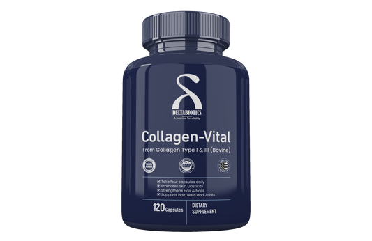 Collagen Vital – Type I & III Bovine Collagen for Skin, Hair, and Joint Health Support Your Natural Beauty and Mobility
