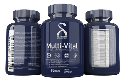 Multi-Vital – Complete Multi-Vitamin/Mineral Formula Boost Energy, Immunity, and Overall Wellness