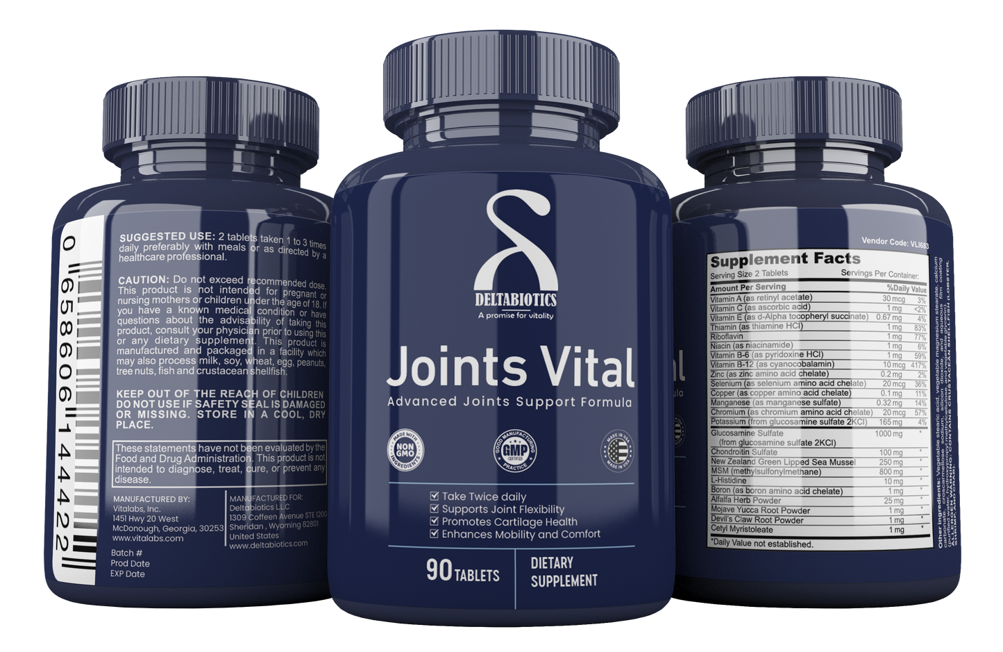 Joints Vital – Advanced Joints Support Formula Support Flexibility, Mobility, and Comfort Naturally